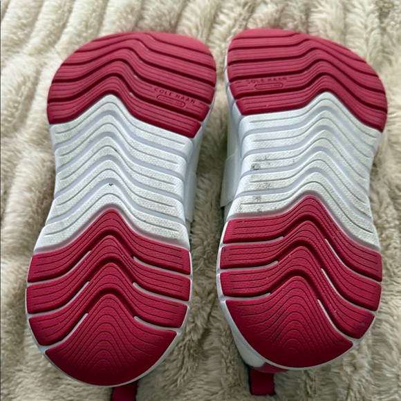 Cole Haan Women's ZeroGrand White and Pink Sneakers - Picture 4 of 5
